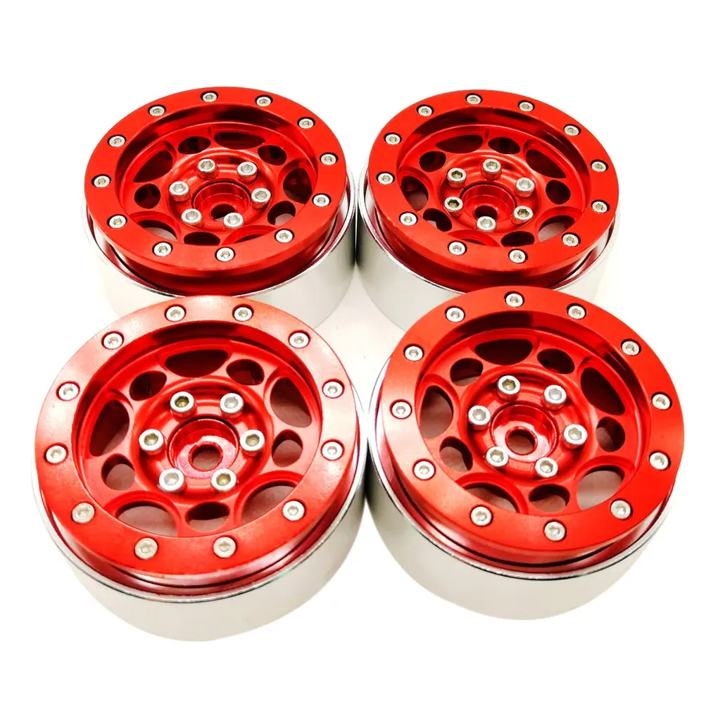 

For Traxxas4 Trx-4/T4 1/10 Remote Climbing Car 1.9 Inch Free Paste Metal Wheel Frame Modification Accessories