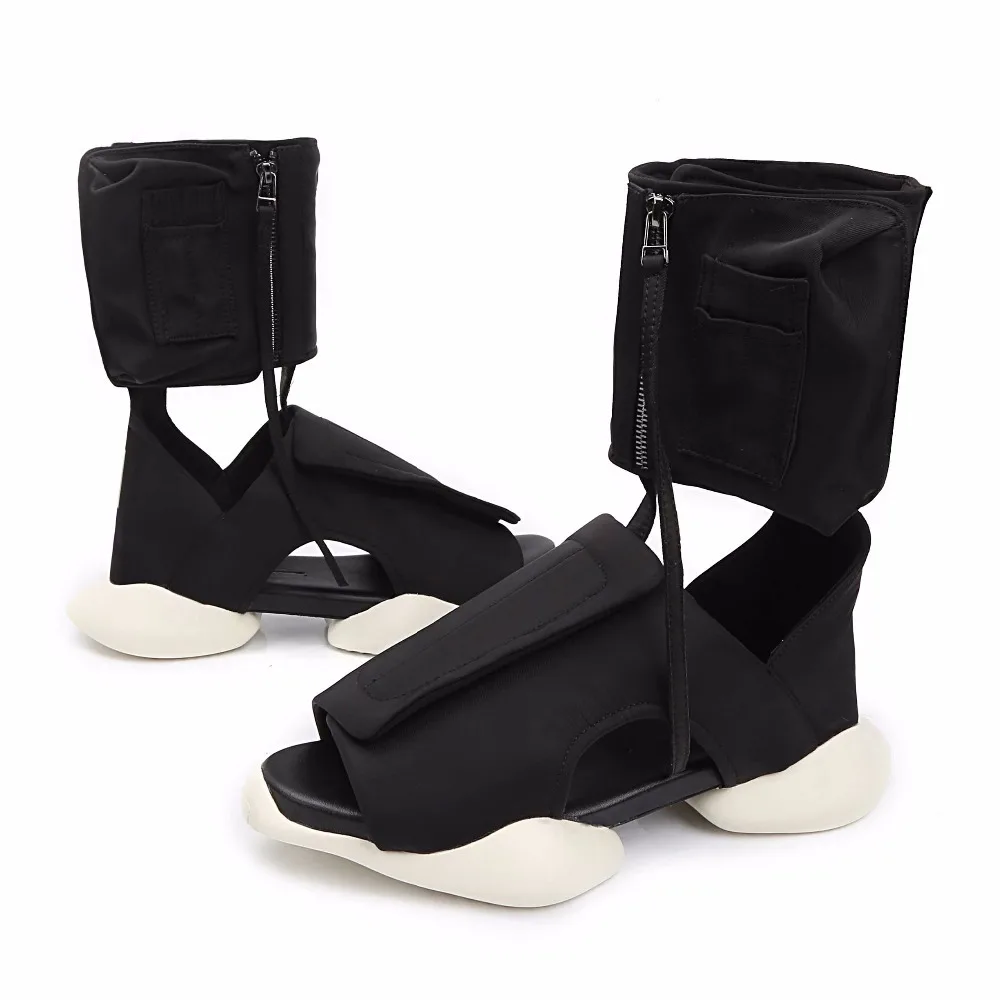 

High trend open-toed men's sandals increase thick bottom platform sandals Europe summer sandals fashion Roman sandals