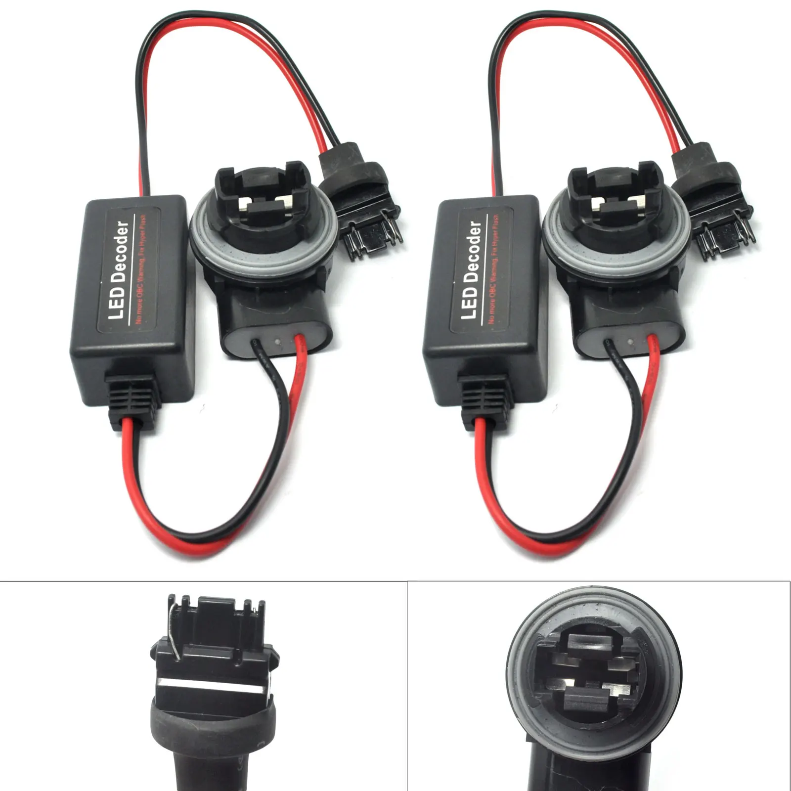 

Hot LED Decoder Light Bulb Warning Canbus Error Free Load Resistor Socket For BMW For Benz DC12V J99