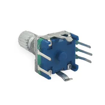 

MCIGICM 5pcs Rotary encoder,code switch/EC11/ audio digital potentiometer,with switch,5Pin, handle length 15mm