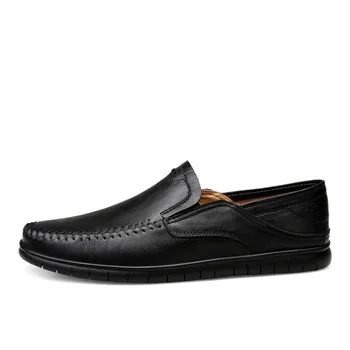 

Erkek Ayakkabi Mocasines Hombre Genuine Leather Casual Fashion Driver Slip On Leisure Size Heren Schoenen