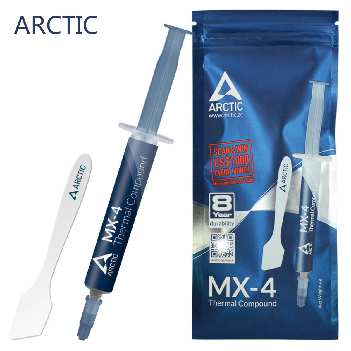 ARCTIC MX 4 2g 4g 8g 20g AMD процессор Intel набор охлаждающий вентилятор ПК тепловая смазка VGA