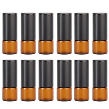 

12 Pcs Roll On Bottle Empty 1ml Container Beauty Care Supplies for Ladies Outdoor