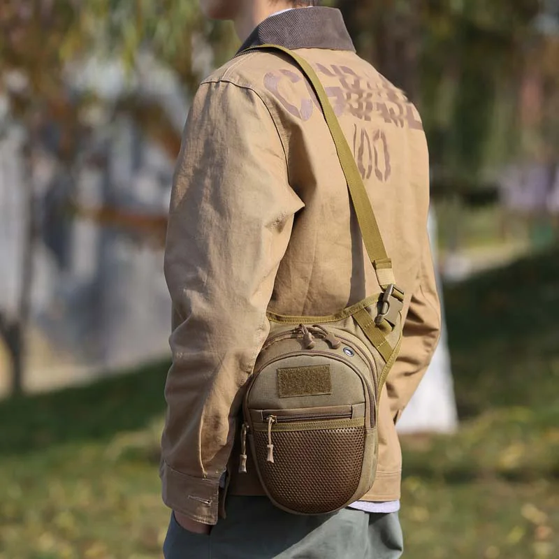 Molle, сумка для ног, военная нейлоновая, водонепроницаемая, мужская, тактическая, поясная сумка для ног, сумка для путешествий, сумка для походов, охоты, кемпинга, велоспорта