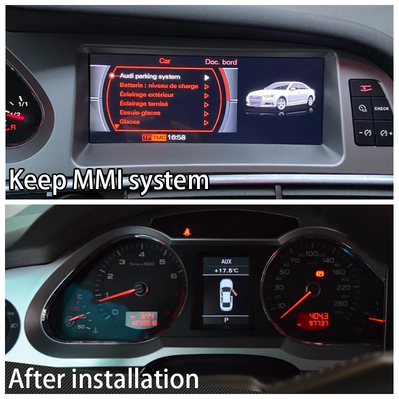 Android 9.0 4+64G Car Multimedia player For Audi A6 C6 4F 2005 2006 2007 2008 2009 2010 2011 MMI 2G 3G for Carplay Android Auto