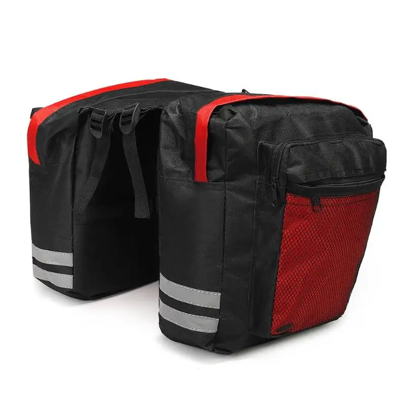 Двойная горная велосипедная сумка боковая Сумка на багажник заднее сиденье сумка для багажника MTB сумка Аксессуары для велосипеда Велоспорт