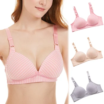 

Maternity Underwear Nursing Bra Breastfeeding Bra Front Opening Buckle Wire Free BM88