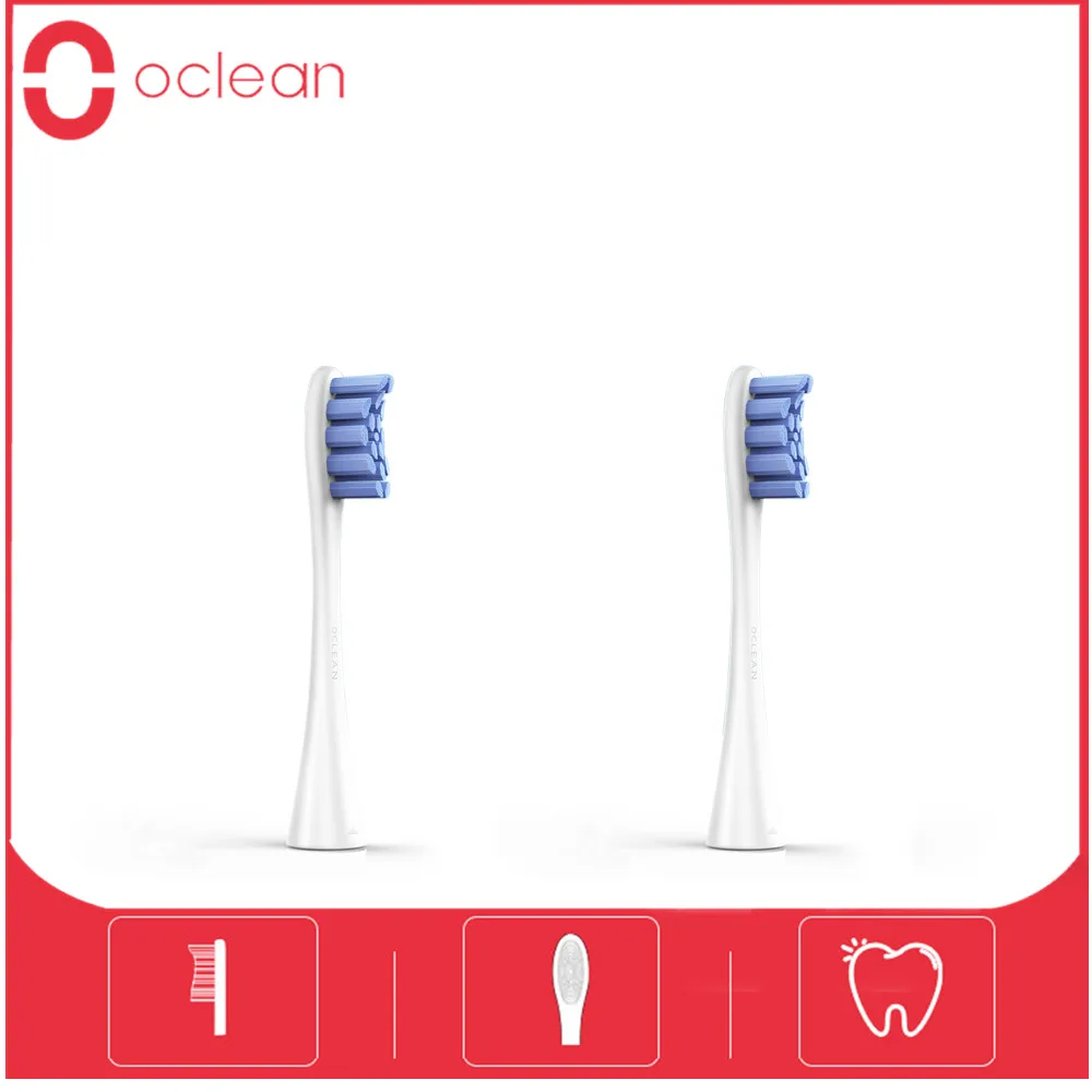 Оригинальная сменная щетка Oclean X/Z 2 шт. высокая плотность блестящие насадки для