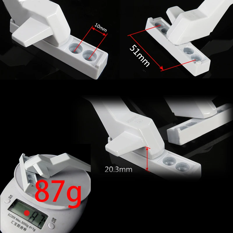 Thickened Plastic Steel Doors and Windows 7 Shape Right Handle Outer Open Push Window Single Point Pull Handle