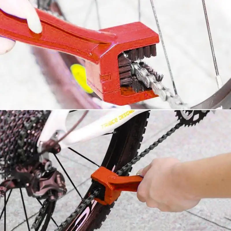 Universal Motorcycle Bicycle Gear Dirt Brush Cleaning Tool Chain Maintenance Clean | Автомобили и мотоциклы