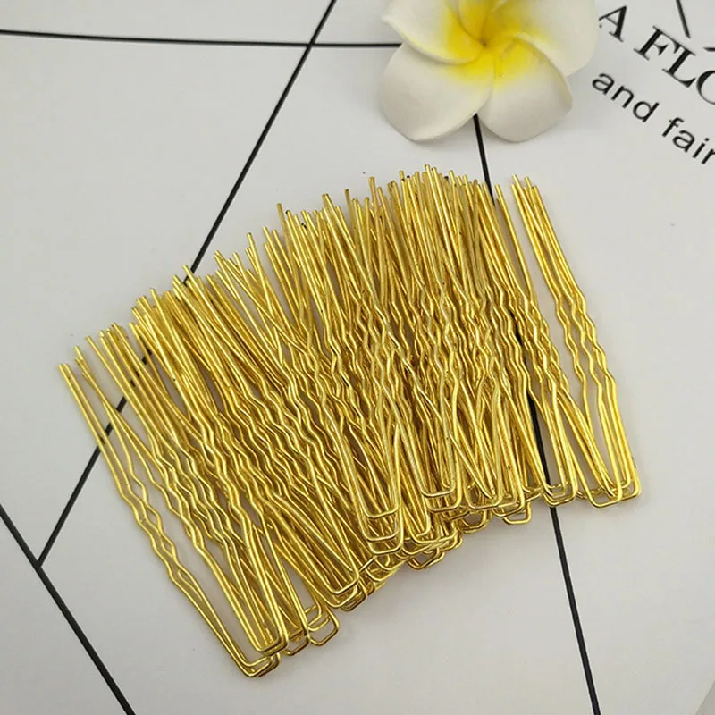 

Korean Style Hair Tools 6.3 Cm Flat Head A- line Clevis Rough Studio for Up-do U-shaped Clip Accessories Headdress