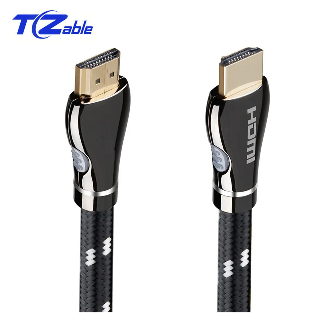HDMI кабель 3 м 4K 3D 2 0 Удлинительный с синхронизацией аудио видео 1 5 8 10 15 золотым