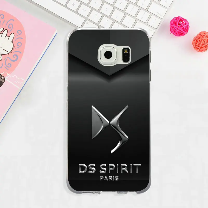 image 1 Divine DS Citroen логотип мягкий ТПУ чехлы для телефонов Чехол для samsung Galaxy Note 3 4 5 8 S3 S4 S5 Mini S6 S7 S8 S9 Edge Plus On5 On7 - Цвет: image 1