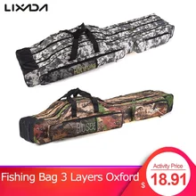 Мешок рыболовной удочки 120 см/150 см 3 слоя ткань Оксфорд Складной Стол Для рыболовной удочки рыболовные снасти arry сумка рюкзак сумка для хранения