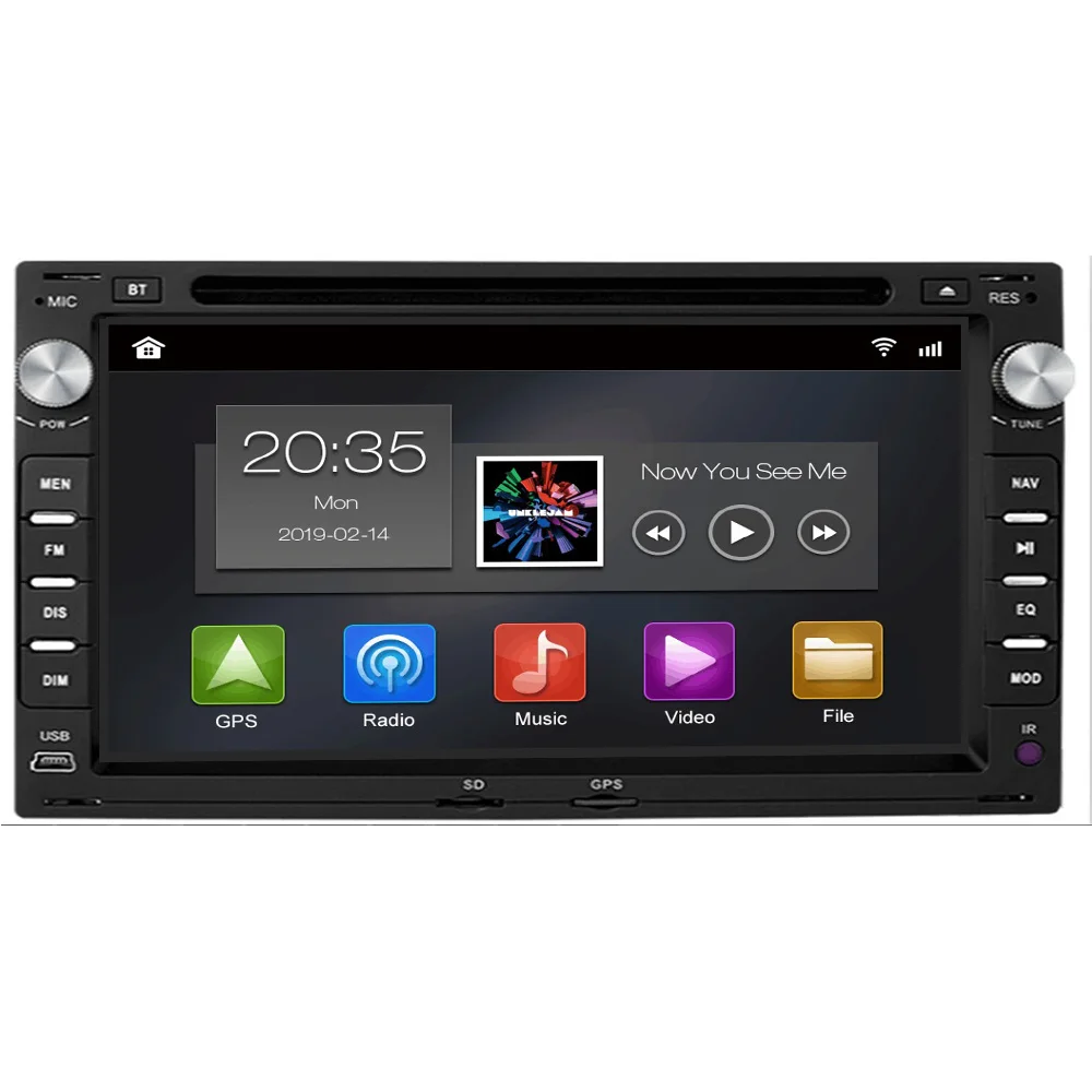 2 Din Android 10 4 + 64G автомобильное радио для VW/Volkswagen/GOLF/POLO/TRANSPORTER/Passat b5 Авто Мультимедиа