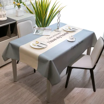 

Northern Europe Waterproof Tablecloth Linen Printed INS Sofa Table Cloth Rectangle Living Room Dinning Table Cover tapetes nappe