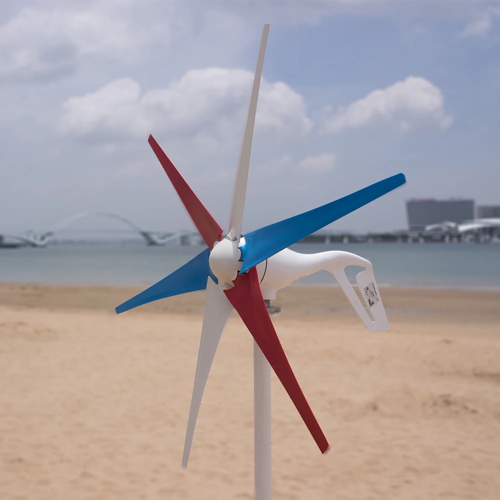 

400W 12V/24V Multicolor Wind Generator 3/5 Blades Optional Permanent Magnet Wind Turbine Generator Wind Generator Kits