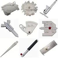 Welding Gauge Inspection Gage Weld Seam Bead Fillet Crown Test Ulnar Ruler Degree Angle Measure tool HI-LO Pipe Feeler Gauge 1