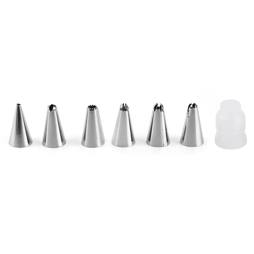 Decorating Nozzle Set Bakery DIY Tool Multi-functional Decorating Nozzle Stainless Steel Baking Pattern Decorating Tool Tool