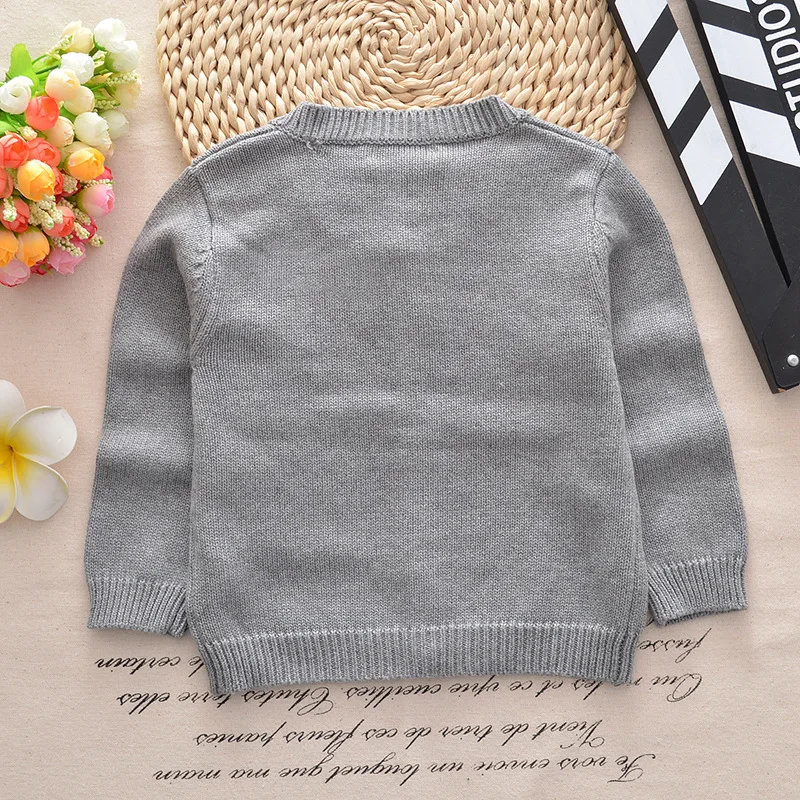 

2019 Autumn And Winter New Style Men And Women CHILDREN'S Garment Bread Superman Sweater Heart Dehaired Angora Core-Spun Yarn Kn