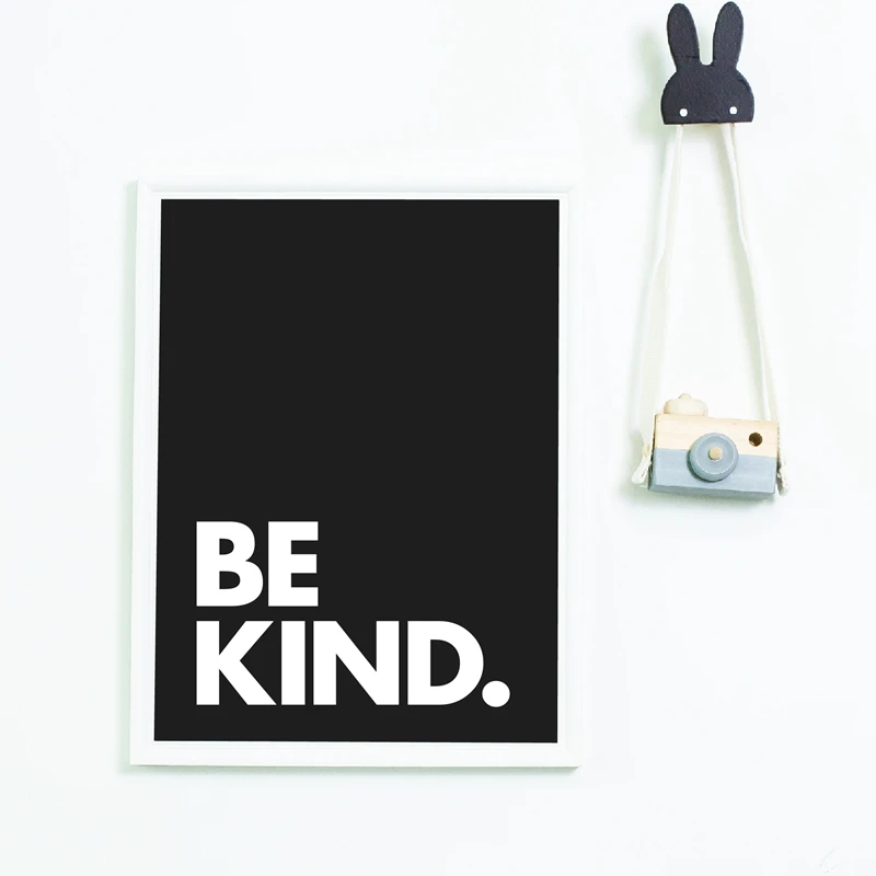 Be-Kind-Print-Kids-Nursery-Decor-Positive-Quote-Minimalist-Typography-Poster-Wall-Art-Canvas-Painting-Kids (2)