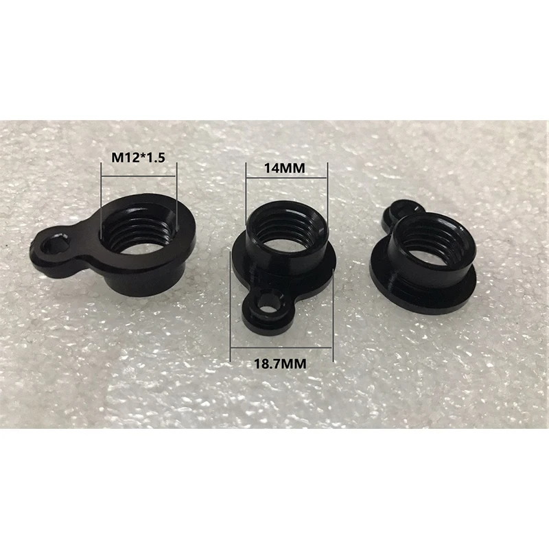 Bicycle Thru Axle Nut M12x1 5mm Axle Cap 1 5mm Thread Pitch Axle Nuts 