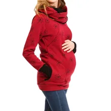 Telotuny Одежда для беременных толстовка для кормления женщин худи Толстовка с капюшоном материнское Грудное вскармливание джемпер
