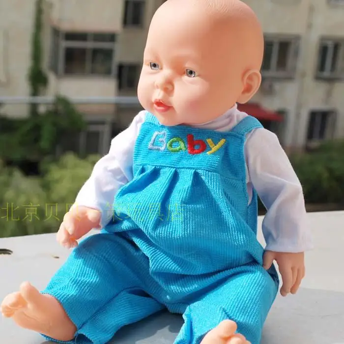 boy 41 см детская кукла-Реборн, мягкая виниловая силиконовая Реалистичная звуковая смешка, детская игрушка для новорожденных мальчиков и девочек, подарок на день рождения - Цвет: boy