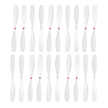 

10 Pairs CW CCW Propellers Mini Props Blades Spare Rc Parts Accessories for Xiaomi Mitu RC(White)
