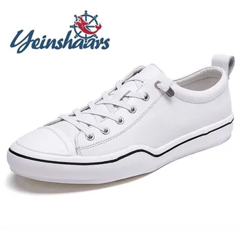 

New Mens Shoes Genuine Leather Casual Shoes Brand Lace-up Outdoor Shoes High Quality Lightweight Breathable Walking Sneakers