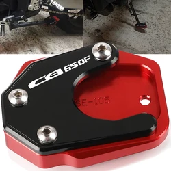 For HONDA CB650F CB 650F 2014 2015 2016 2017 2018 Motorcycle Kickstand Foot Side Stand Extension Pad Support Plate Enlarge Stand