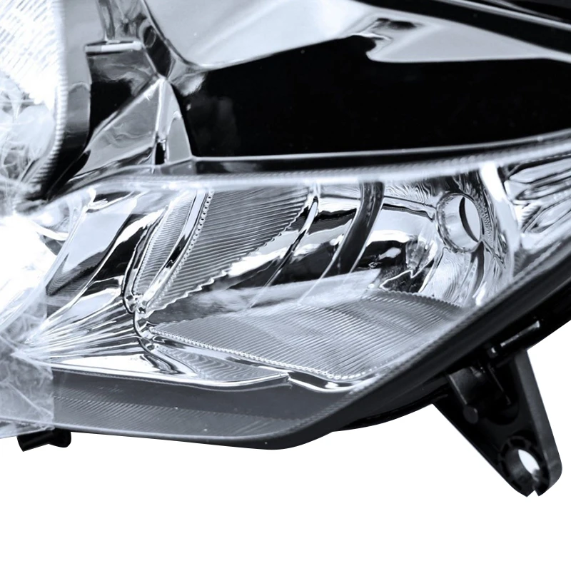CITALL Fit for Suzuki GSXR 600 GSXR 750 2008 2009 2010 Black Motorcycle Front light Lamp Headlight with Bracket