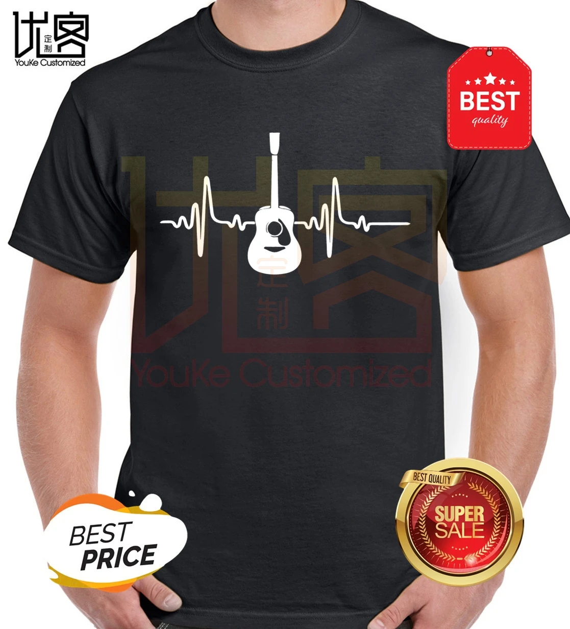 Guitar T Shirt Music Fashion O Neck Casual Tshirt Homme 100 Cotton Breathable Fitness Top Hip Hop T Shirt Men T Shirts Aliexpress