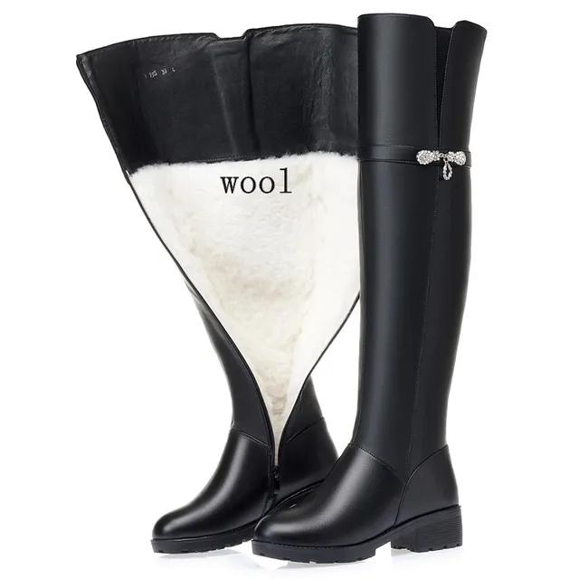 womens knee length boots uk