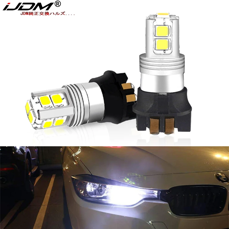 Ijdm Canbus Pwy24w Pw24w 3014 Led Bulb For Audi A3 A5 Q3 Vw Mk7 Golf Cc Ford Fusion Front Turn Signal Lights F30 3 Series Drl Signal Lamp Aliexpress