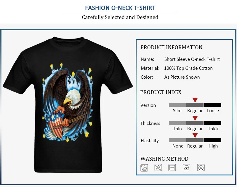 Screaming Eagel T Shirt for Men Street NEW YEAR DAY Tops Tees Short Sleeve Classic Unique Sweatshirts Crew Neck Cotton Fabric Screaming Eagel