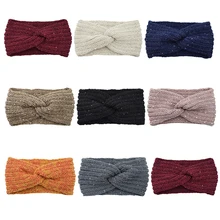 2019 Baru Fashion Wanita Aksesoris Rambut Musim Gugur Musim Dingin Rambut Band Hangat Solid Warna Earmuffs Set Ikat Kepala Bulang(China)