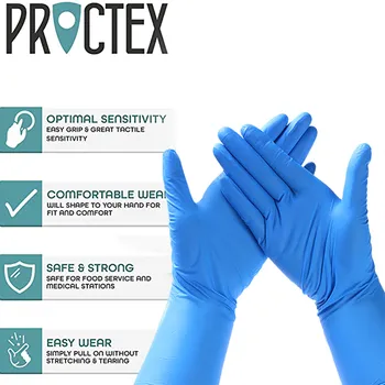 

Rubber Protective gloves Disposable Mechanic Nitrile Gloves Comfortable Exam Gloves Nitrile Gloves Protective gloves #35