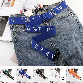 

Fashion All-matching Dress Belt Canvas Waist Women's Belts Jeans Students Elastic Belts Hot Braided Strap Female Designer