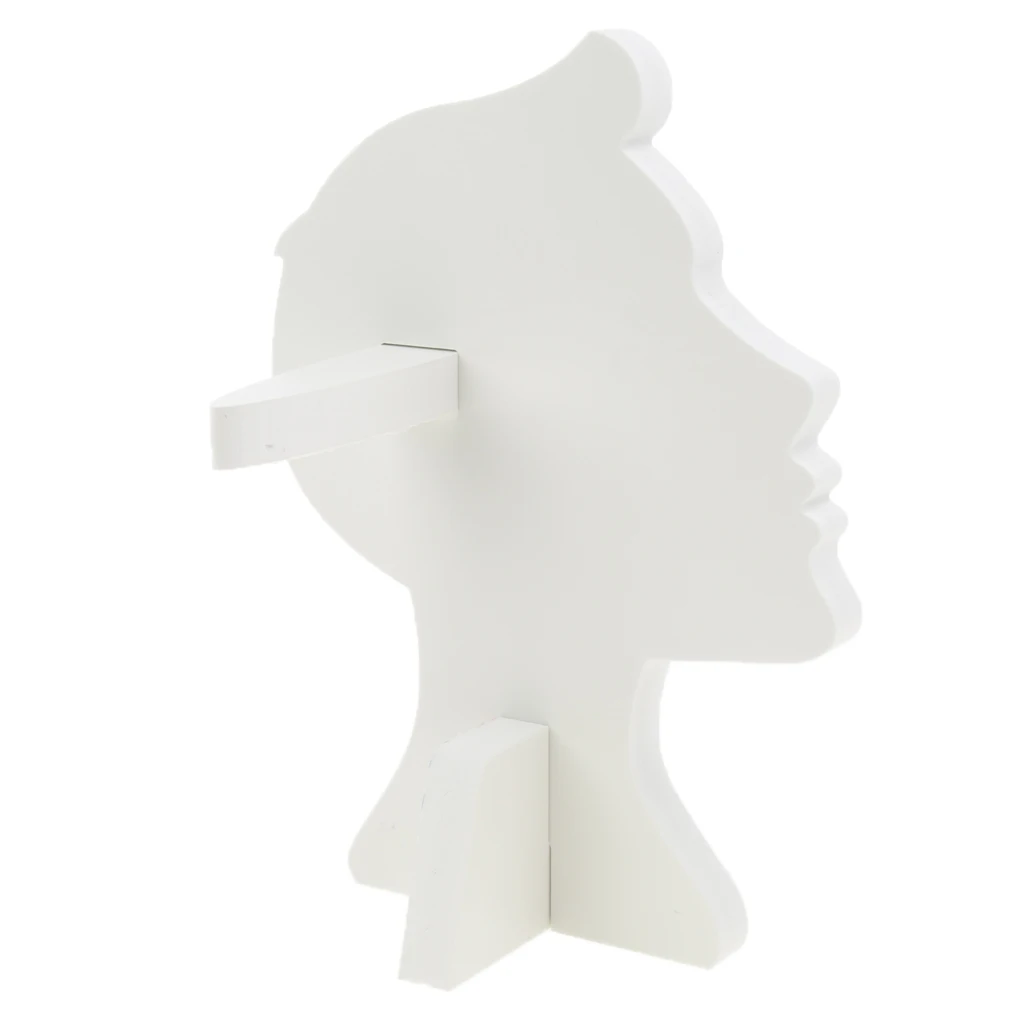  PVC Male / Female Manikin Head Display Show Stand Rack Holder For Eye Glasses