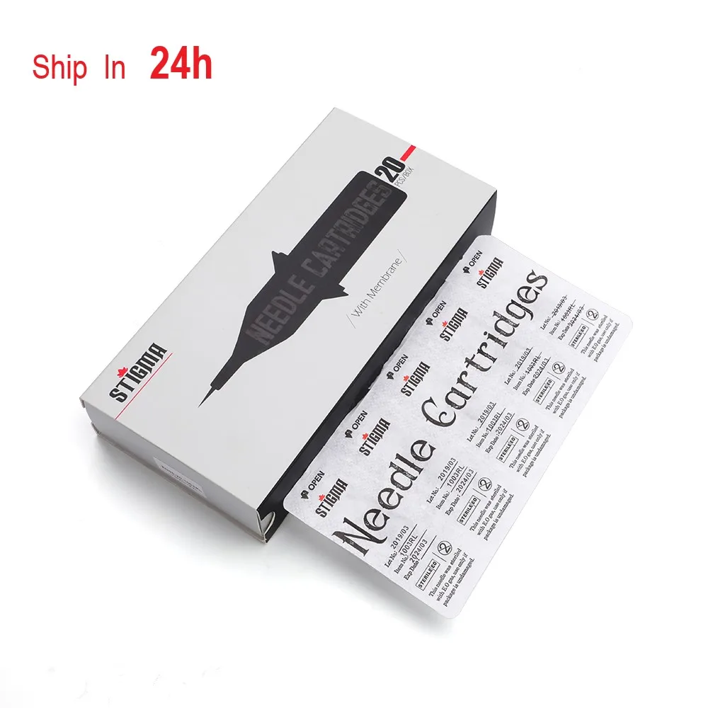 

STIGMA Tattoo Needles 20pcs Revolution Cartridge Round Shader #10 (0.30mm needle) RC1003RS RC1005RSRC1007RS RC1009RS RC1014RS