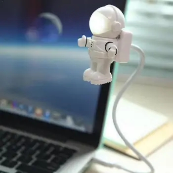 

1pc New Usb Eye Protection Night Light Diver Astronaut Notebook Gift Mini Lighting Led Light Portable Creative Night X9J7