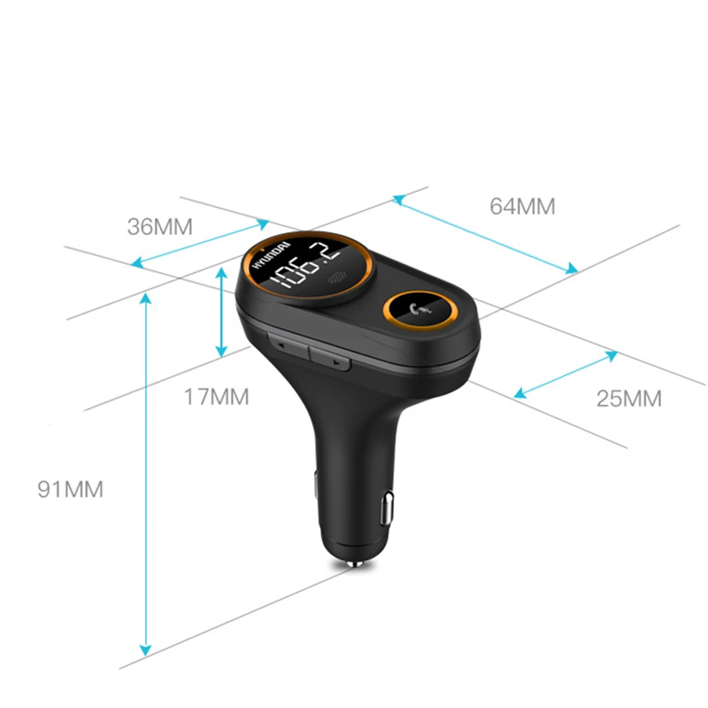 

car kit FM transmitter radio Charger wireless hands-free Car mp3 player auto usb charger bluetooth receiver