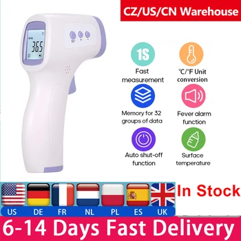 

Electric Forehead Thermometer One Second No Touch Non-Contact Body Fever Thermometer Digital IR Infrared Forehead Thermometer