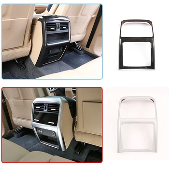 

Car Styling Interior Rear Row Air Conditioning Vent Frame Trim Stickers Accessories For Porsche Cayenne 2018-2019 Auto Accessory