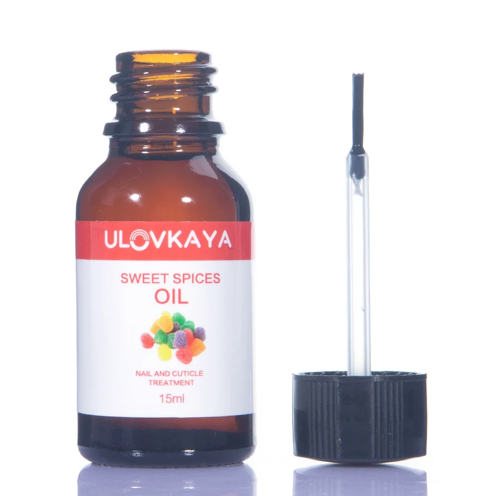 Масло для кутикулы ULOVKAYA 10 мл ногтей лимонный 5 ароматов средство ухода за ногтями
