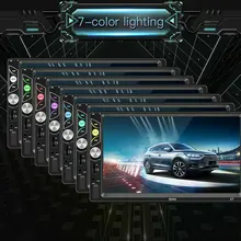 7 дюймов Hd экран автоматический автомобильный Mp5 плеер стерео спутниковая навигация+ Wifi радио плеер для Android/Ios интернет