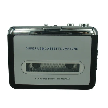 

Portable Audio Tape Converter USB Cassette Player Captures MP3 Audio Music for Computer iPad