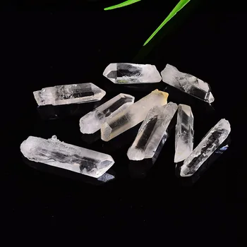 

Natural Crystal Transparent Pure Lemurian Seed White Quartz Crystal End Bar crystal White Crystal Specimen Healing Energy