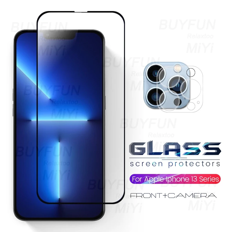 1TO2 2.5D 9H закаленное стекло премиум-класса для Iphone 13 Aifon Aphone Aiphone Aifone Iphone13 Pro Max Mini Camera